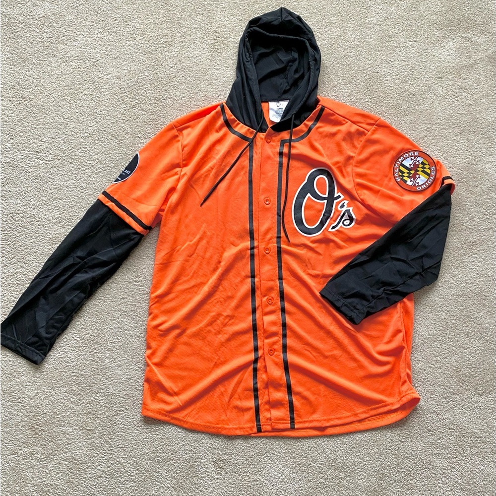 Orioles Bradish Long Sleeve Hooded Shirt